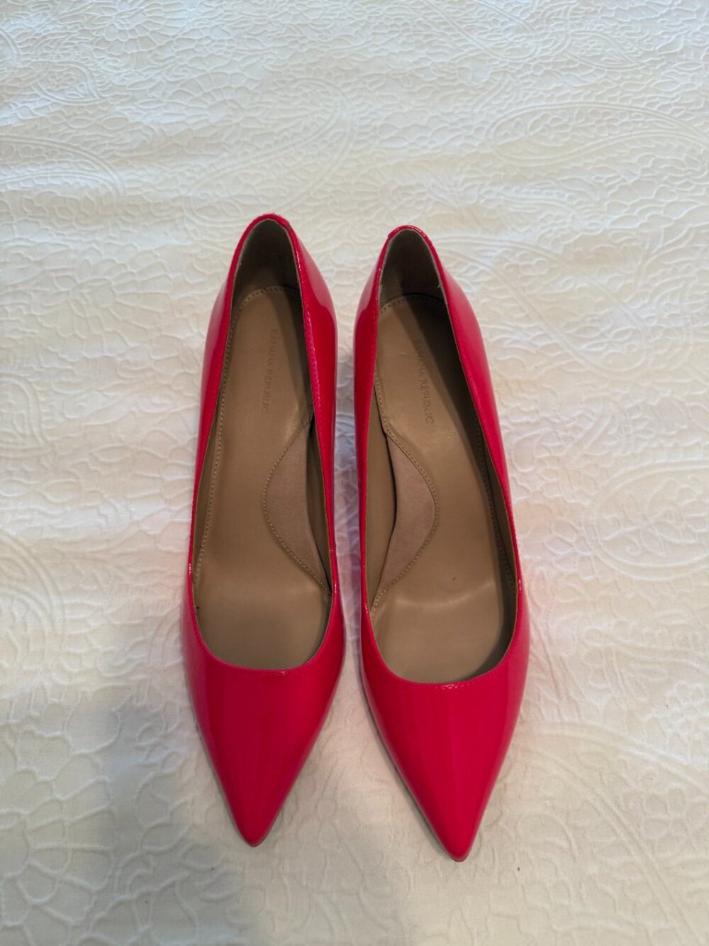 Pre-loved Neon Pink Banana Republic Madison Heels - W11